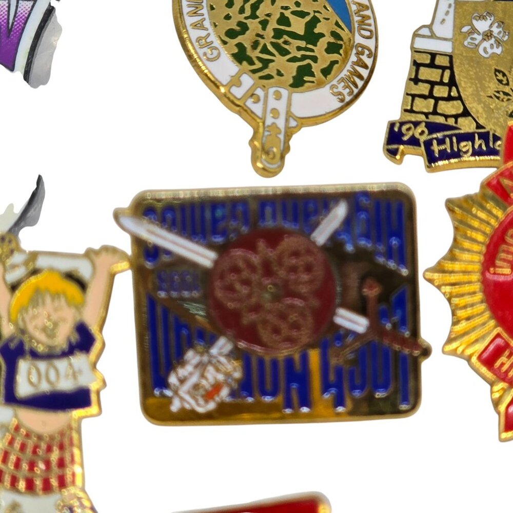 Scottish Highland Games Enamel Pin Lot Loch Norman Waxhaw Kings Mountain 17 - Picture 14 of 16